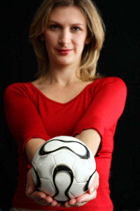 Jogadora de Futebol Feminino
